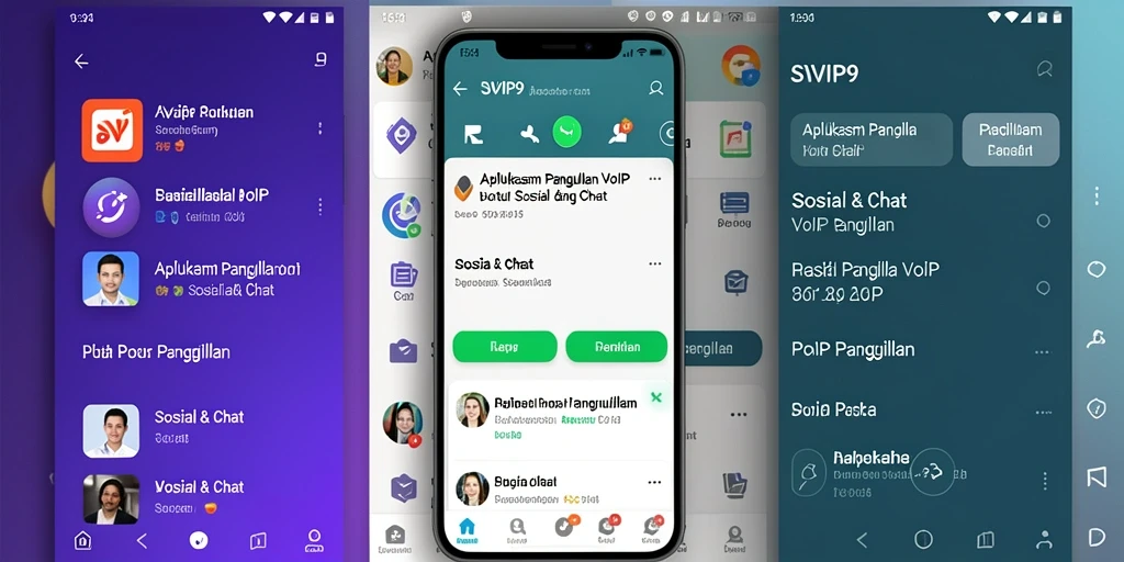 Antarmuka SVIP9 yang modern dan fungsi VoIP Panggilan yang intuitif.
