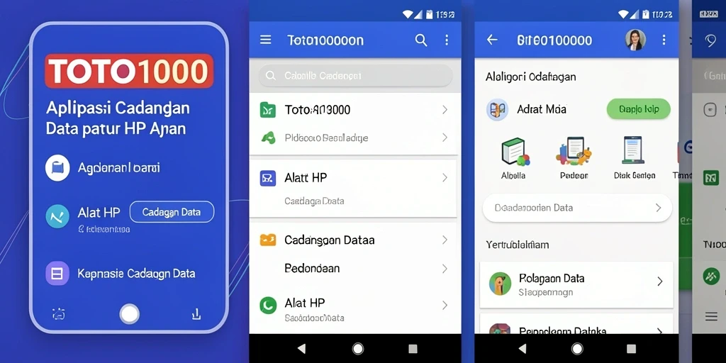 Antarmuka TOTO1000 yang intuitif dan mudah digunakan.